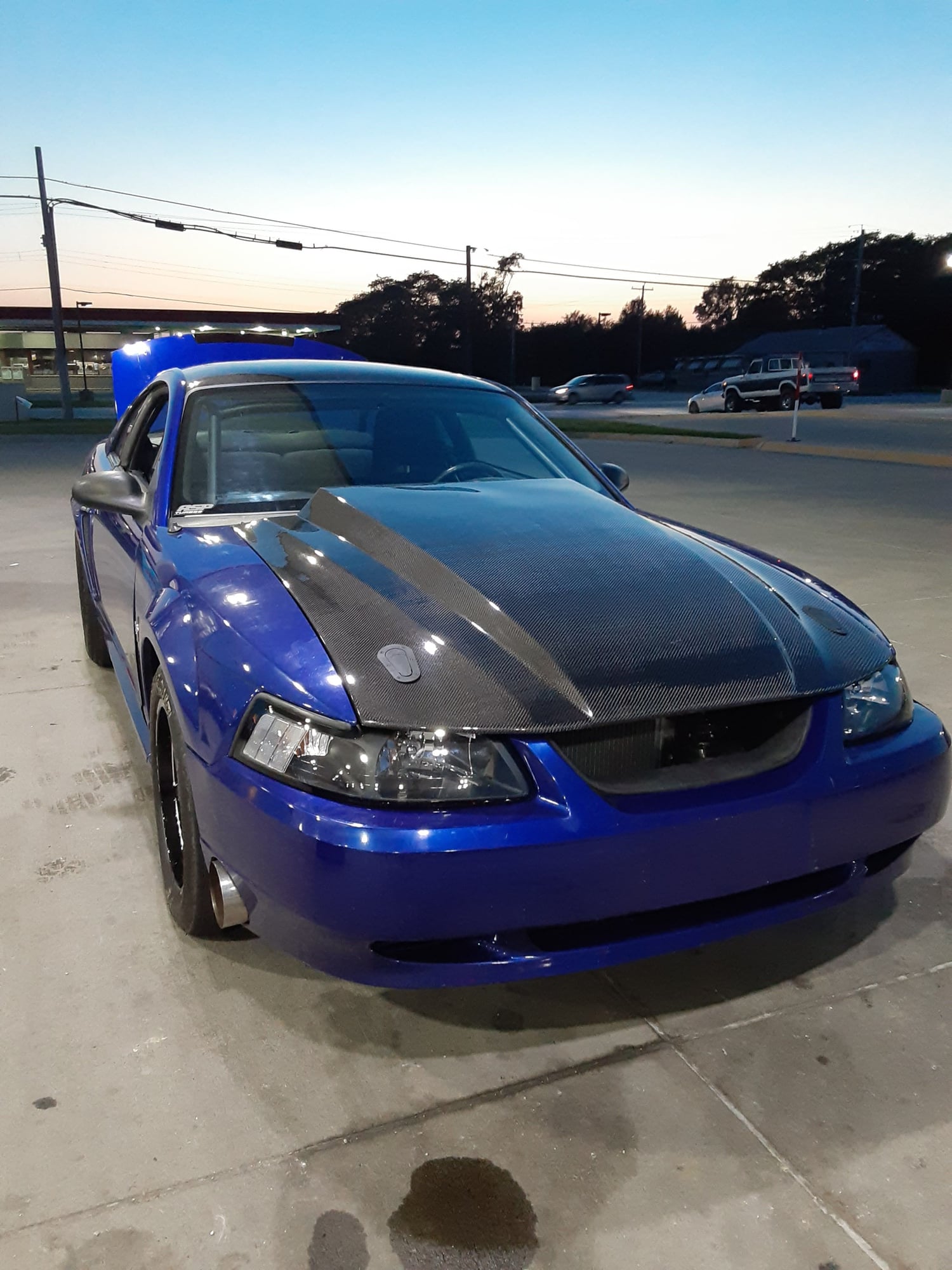 2002 Ford Mustang - 2002 mustang L33 turbo - Used - VIN 1LNHM81WX5Y661564 - 1 Miles - 8 cyl - 2WD - Automatic - Coupe - Blue - Roseville, IL 61473, United States