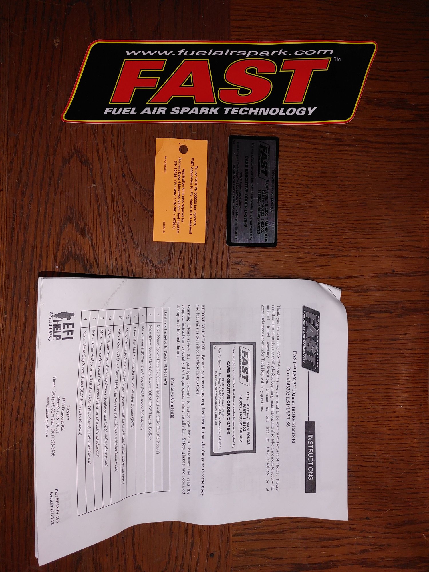 Engine - Intake/Fuel - FAST 102 LSXR (Cathedral port) - Used - 1998 to 2002 Chevrolet Camaro - Waddy, KY 40076, United States
