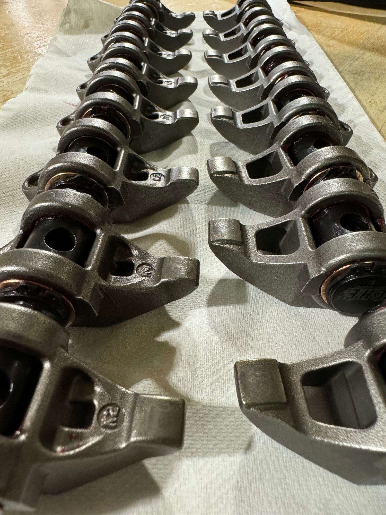 LS3 Rocker Arms with CHE trunnion upgrade. LS1TECH Camaro and