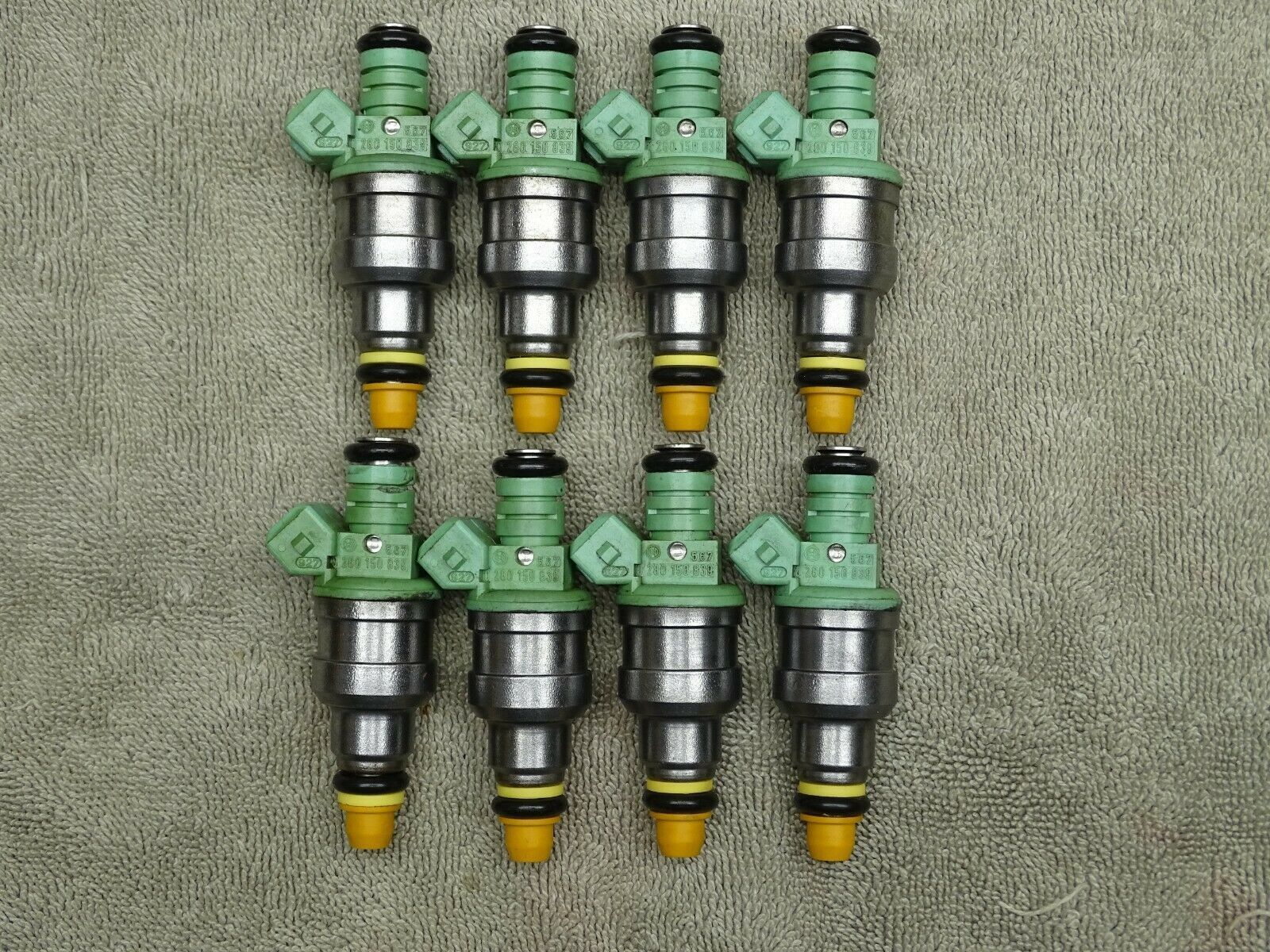 BOSCH 0280150839 160lb FLOW MATCHED FUEL INJECTORS SET E85 TURBO