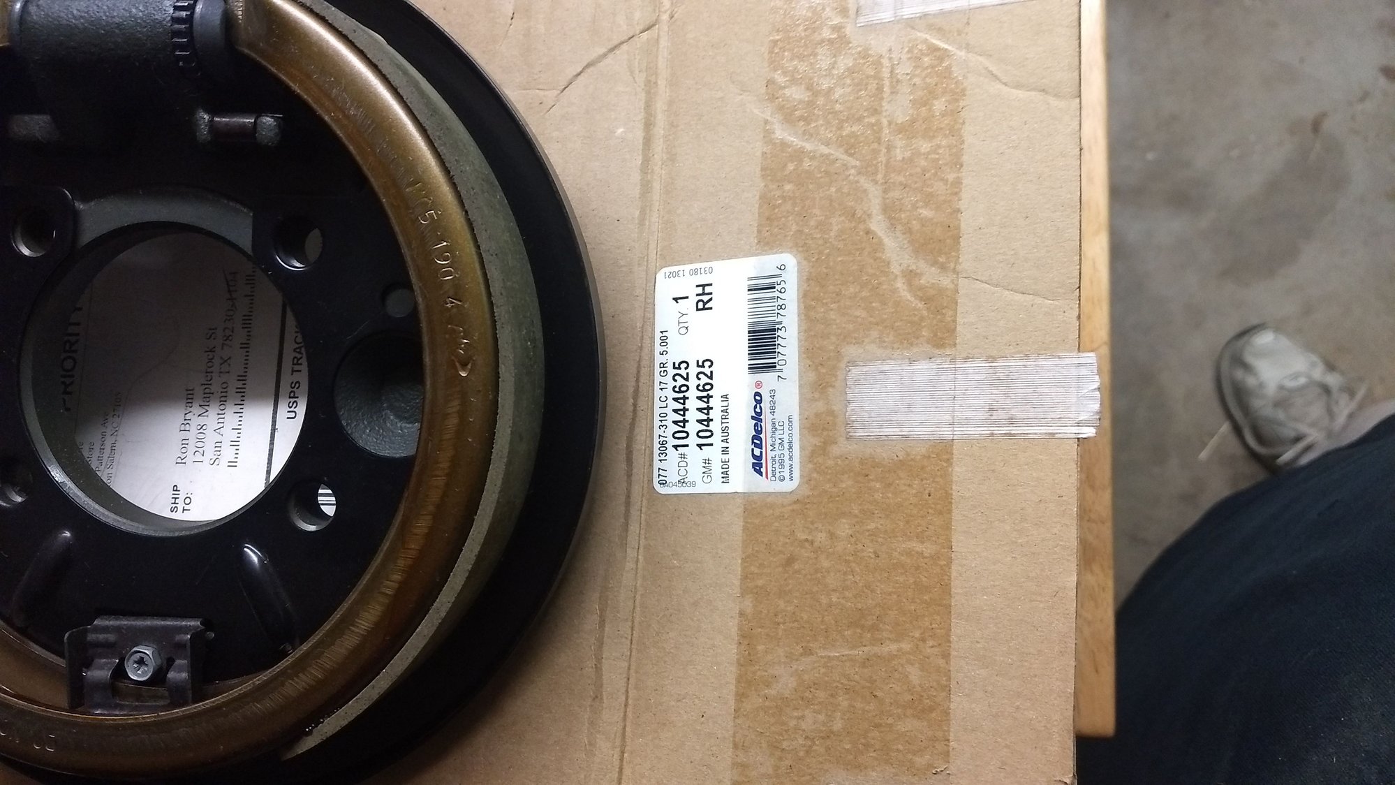  - NOS Backing Plates 10444625 10444626 - San Antonio, TX 78249, United States