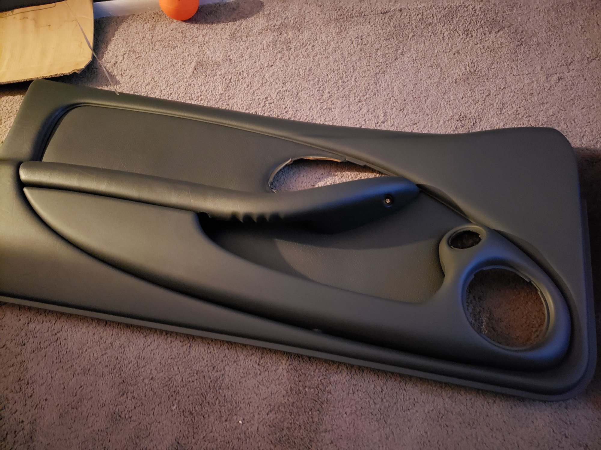 9302 firebird trans am graphite leather door panels perfect no cracks