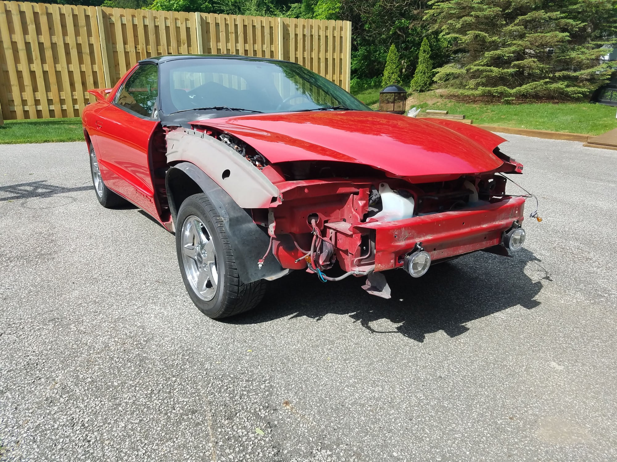 1999 Pontiac Firebird - 1999 Trans Am 6-Speed Roller - Used - VIN 2G2FV22G1X2219418 - 122,000 Miles - 2WD - Manual - Coupe - Red - La Porte, IN 46350, United States