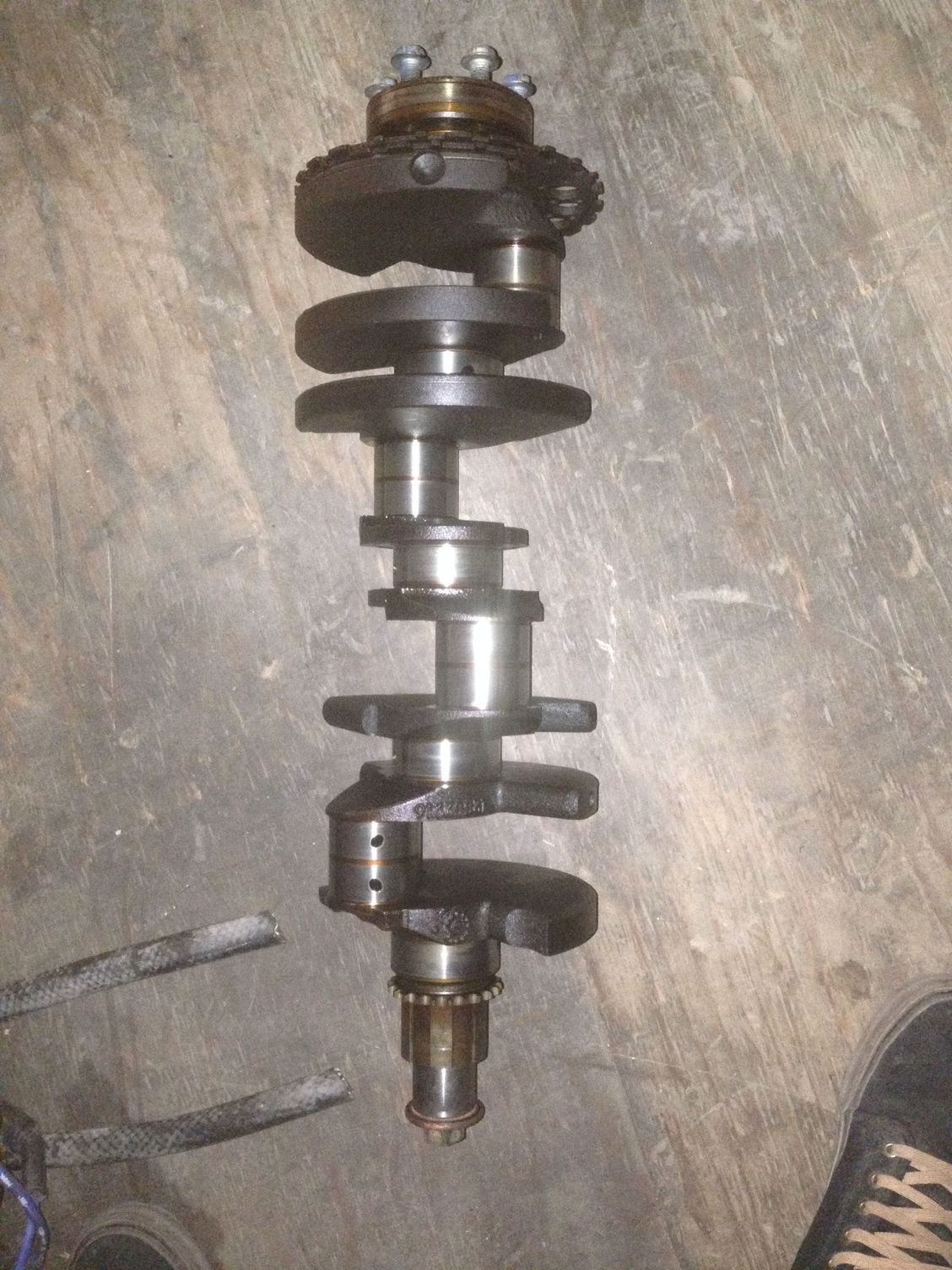 L33 aluminum 5.3L engine block, crank, rods & flat top pistons