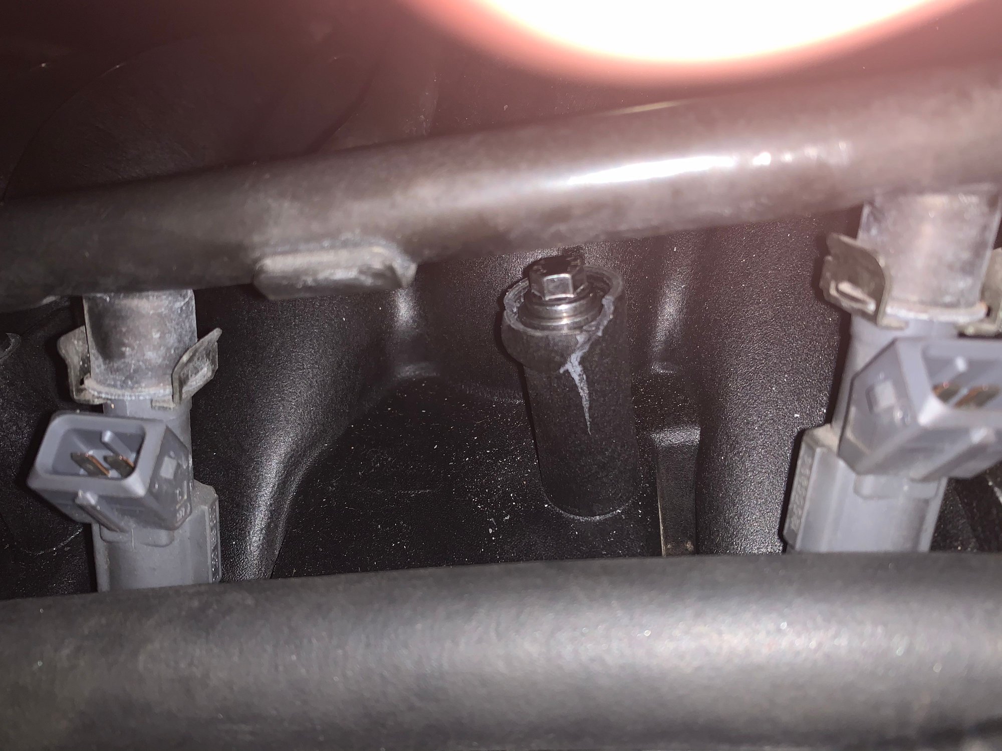 Cracked intake manifold bolt hole fix LS1TECH Camaro and Firebird