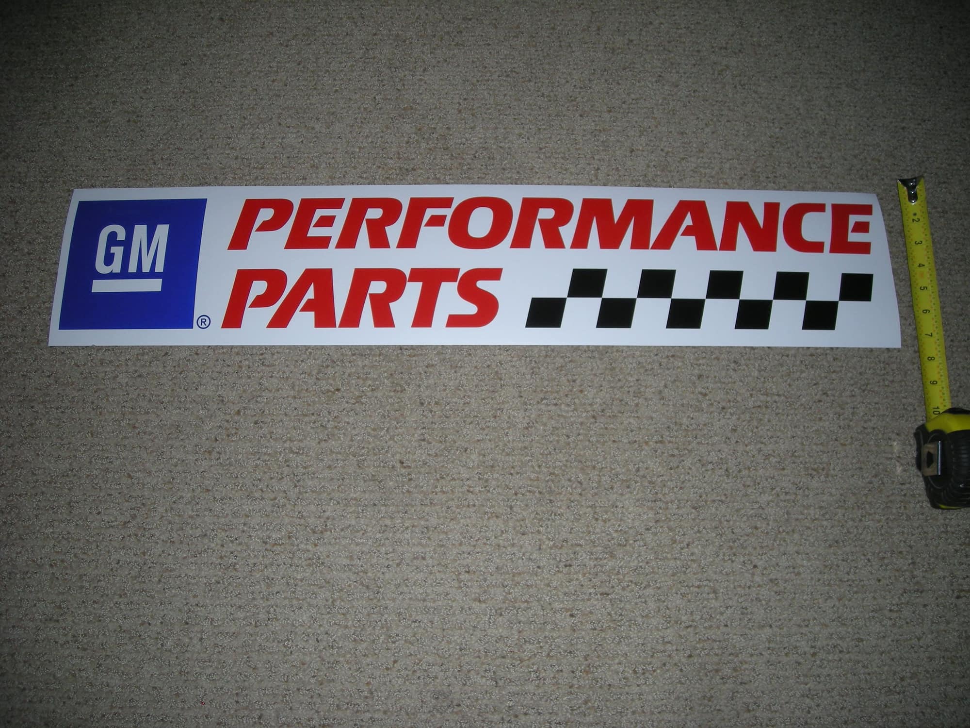  - 3 foot gm performance parts decal - Hazle Township, PA 18202, United States
