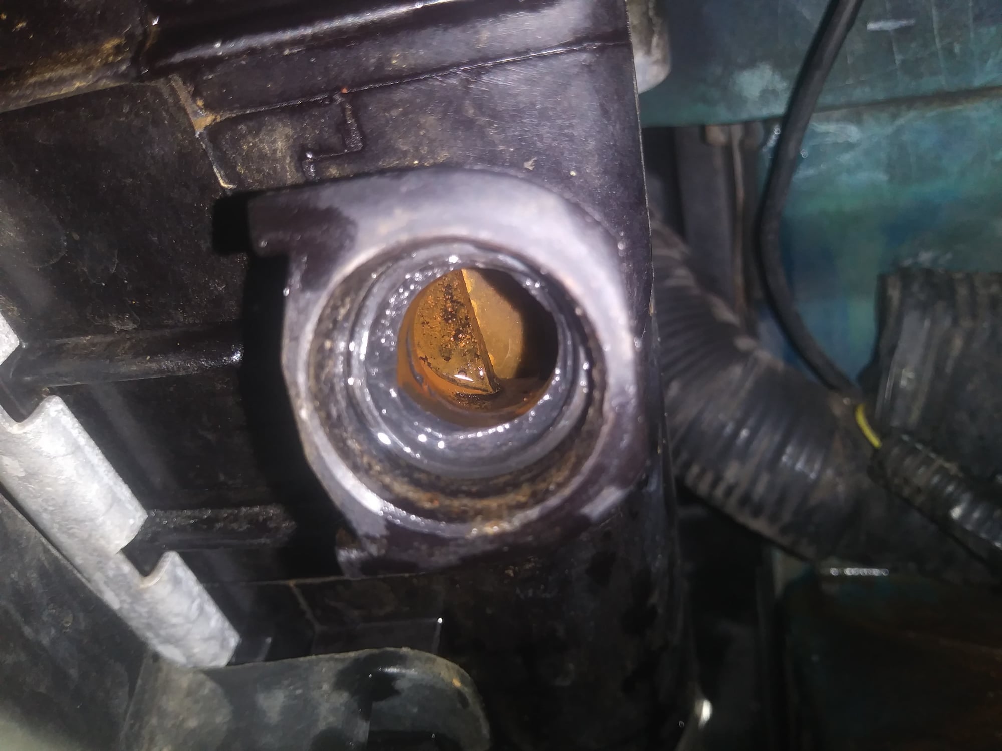 coolant light on and off