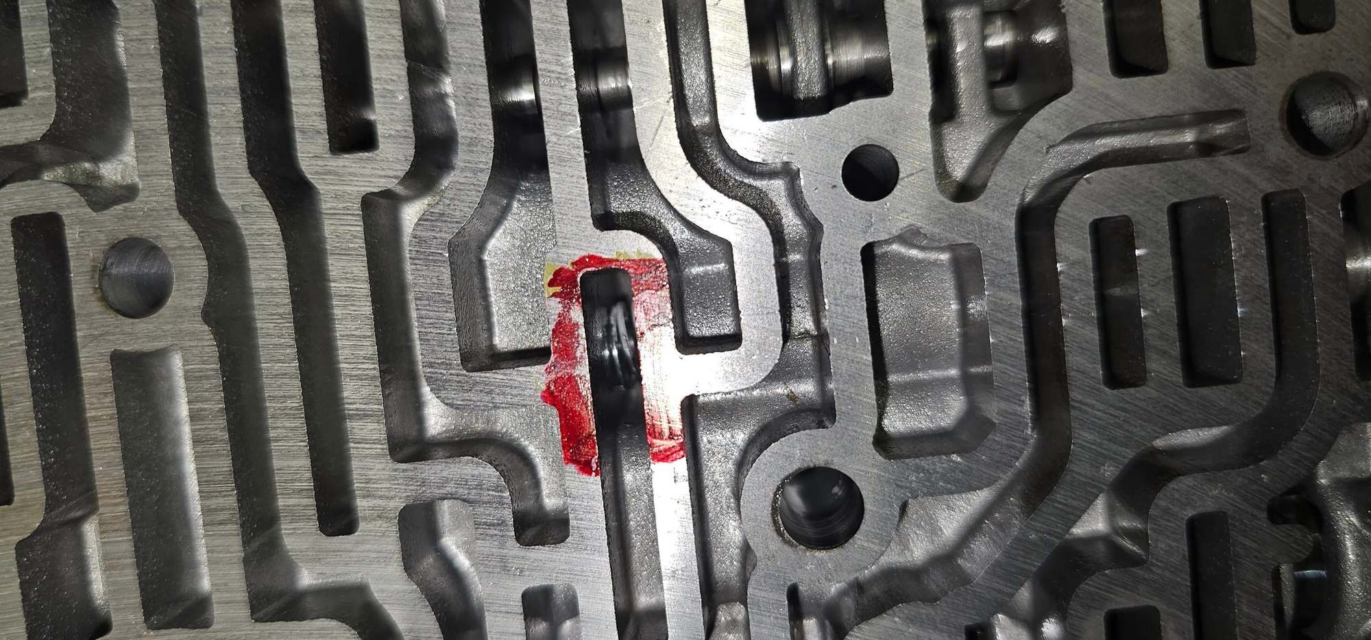 The use pocket driver to push into place . you will hear it click when in place.