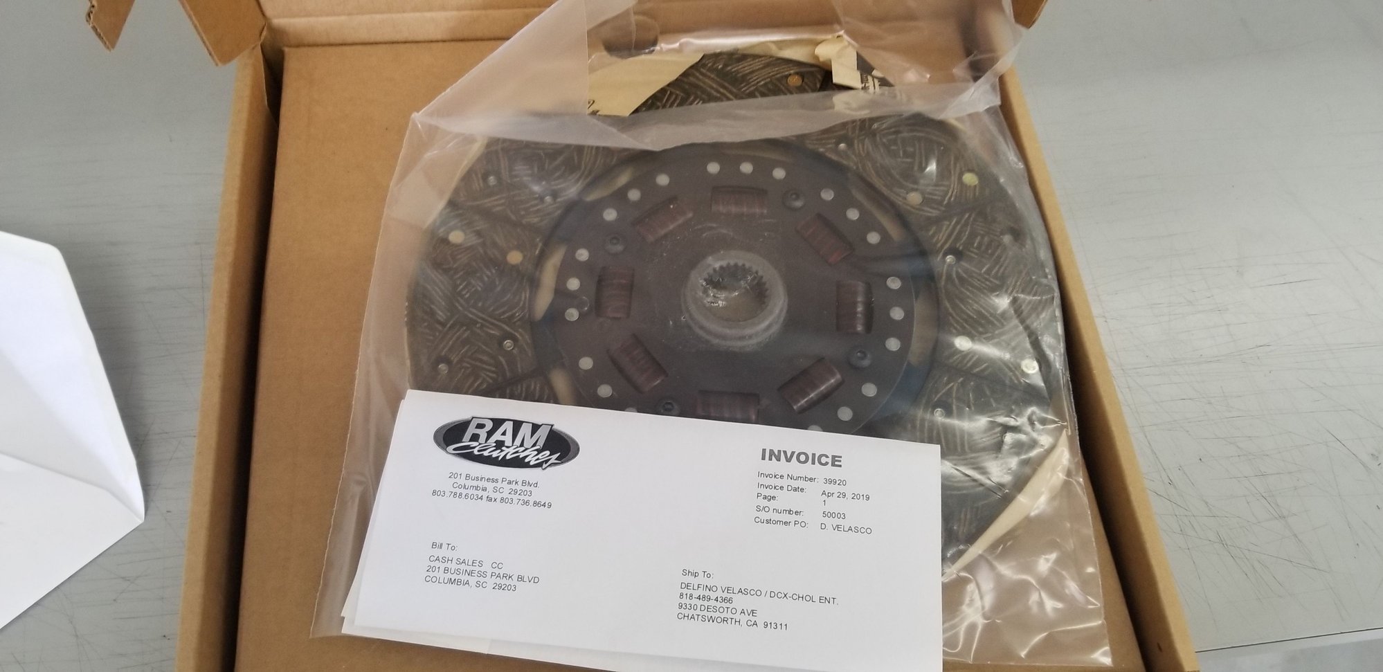  - Ram Clutches  RAM Clutches 98931 HD Powergrip HD  11-Inch x 1 1/8-26-Inch - Pacoima, CA 91331, United States