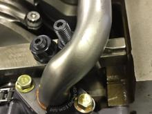 Pickup tube with clamp