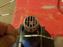 I'm an electrician, so I have a wire tag maker, which makes a really clean job of this