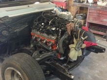 1973 Nova installing the 02 5.3 Vortec