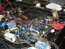 Wiring in the LS1...what a mess!  I've just redone this within the last few weeks...