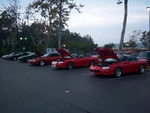 My baby and her friends.  SOCAL MUSCLE!!!!!