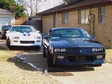 mah camaro and mah brother black iroc