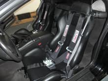 G force 5pt harness with 6liter racing harness installed