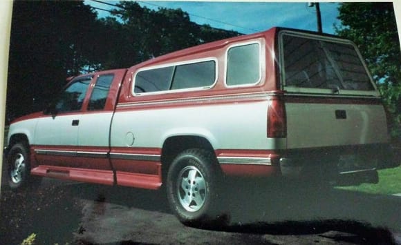 The way the truck looked when my Dad drove it through the 90s