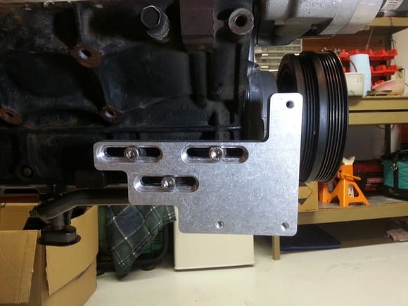 A/C bracket mounted on an LQ4