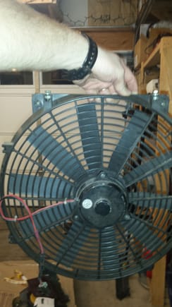 This is the fan I'll be using on RD 2.0, it's larger in diameter which means I can hold it to the radiator with 2 pieces of 1" angle aluminum and be done. The Spal that my car came with was not as user friendly WRT mounting. 