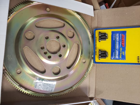 Pairing with the torque converter is Summit's SFI approved LS1 flexplate and some ARP bolts. Yes you run their converter with an LS1 flexplate, no games with deep dish this and offset that. 
