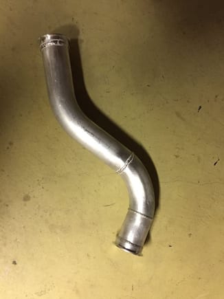 Started building my exhaust. 3" aluminum. Here is the Down Pipe