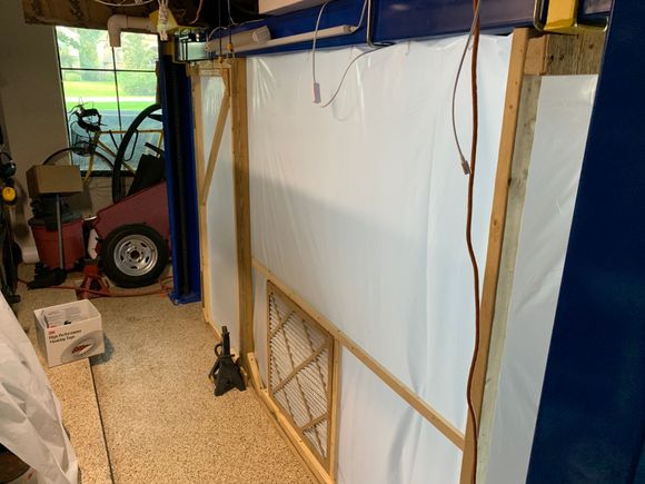 I needed filtered air going in. This is a household air conditioning filter.