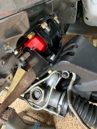 Yes!!!!!  With just a little bit of wiggling, the driver's side clamshell fell right into place.  I got that long bolt in there as quick as I could!!