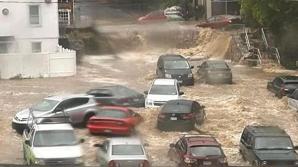 Photo of flooding in New York taken from CNN's website