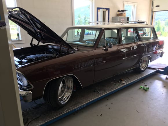 Owner of pro touring Norway have just build this Amazing Nova wagon. A real pro touring car with  LT1 engine form 2014