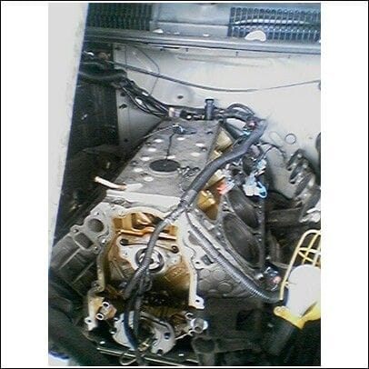 Motor pic while installing heads cam and FAST.
