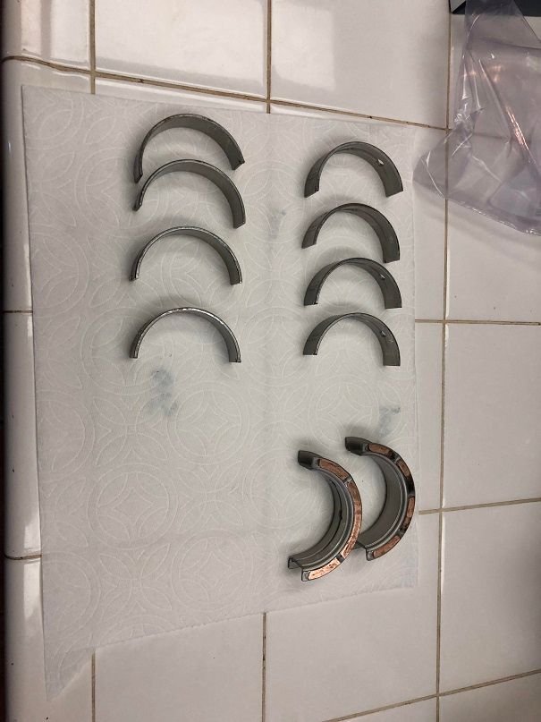 Engine - Internals - 2 Mixed sets of Clevite H Main Bearings STD, .001 and STDX bearings - Used - Fontana, CA 92336, United States