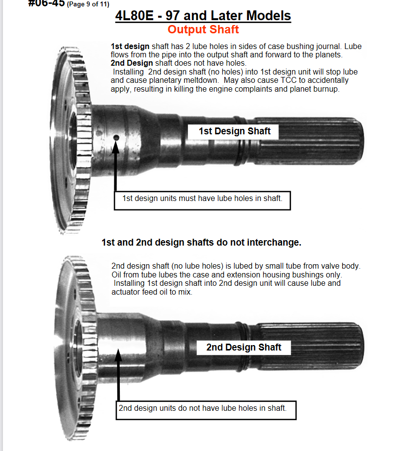 4L80E EARLY Vs. LATE LubricationCircuit Page 2 LS1TECH Camaro