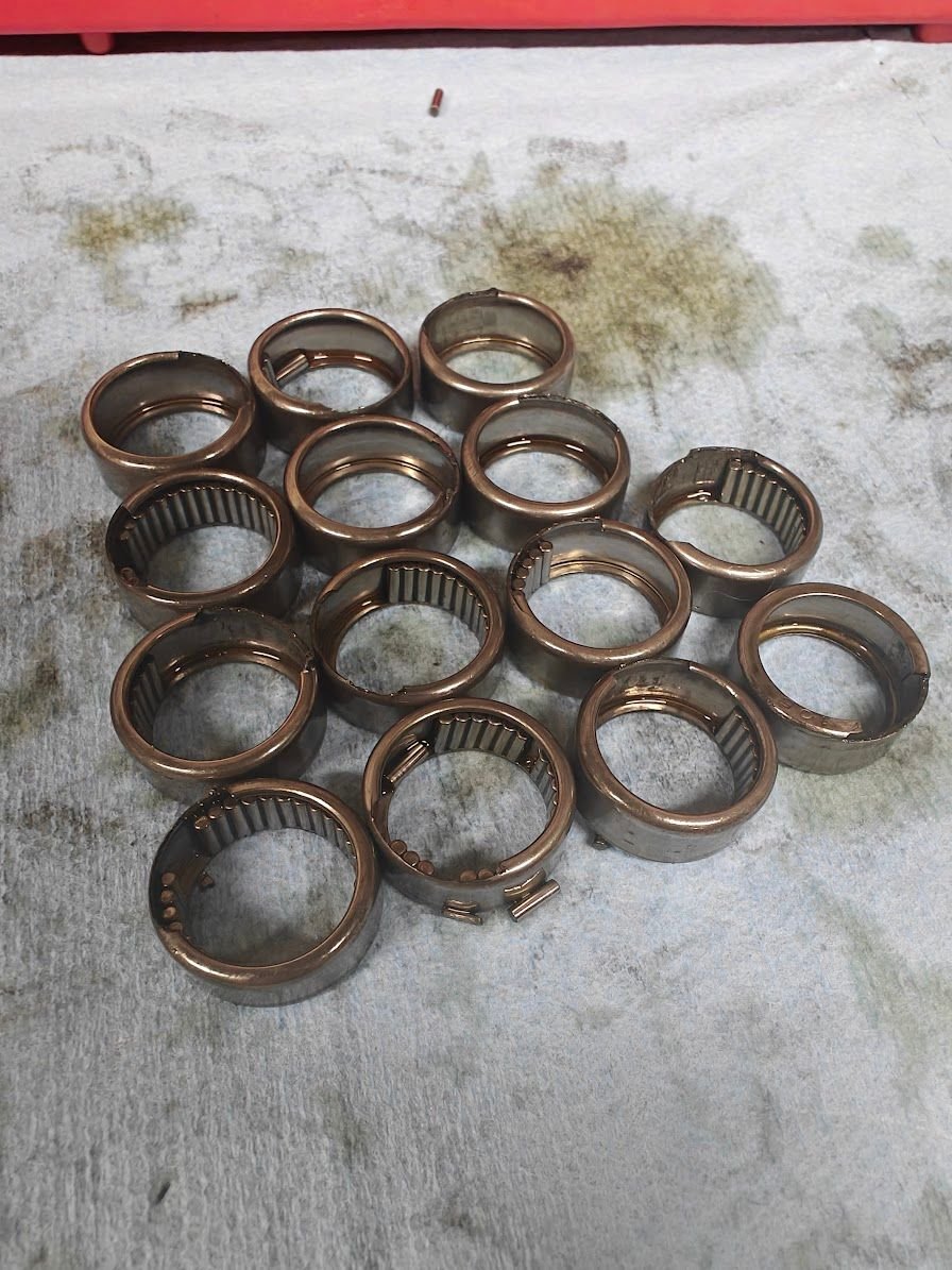 Bearings with broken races