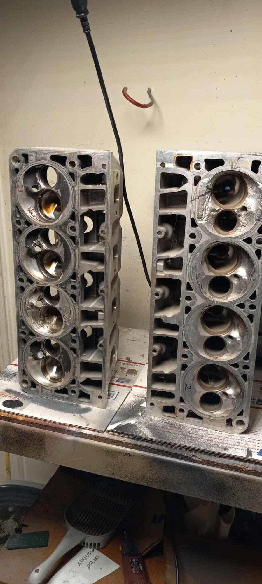 Engine - Exhaust - Couple damaged Ls7 heads cheap - Used - -1 to 2027  All Models - Redford, MI 48240, United States