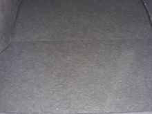 Spacious trunk compartment