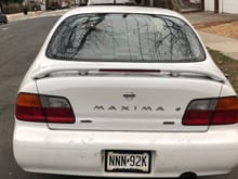 My 1995 Nissan Maxima Progress