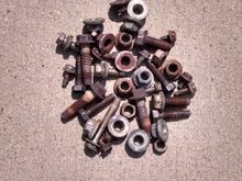 Various exhaust nuts and bolts-$10