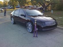 jus took 1st in a car show