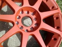 wet sanded the crap outta these wheels. Primer'd and ready for paint!