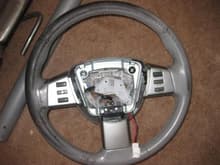 old steering wheel