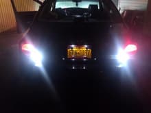 H.I.D reverse and L.E.D plate lights