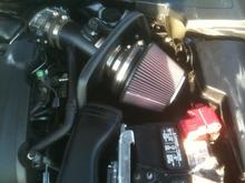 close up of intake...