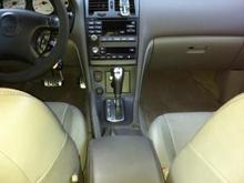 view from back seat