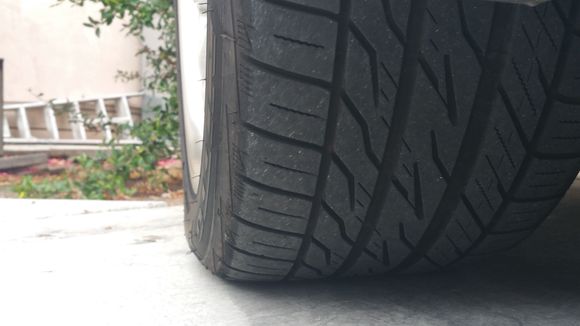 Amount of tread as of ~7/1/2015