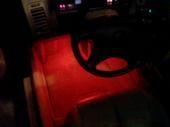 red neon inside (car is changen colors soon)