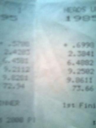 two diffrent slips, both my car
