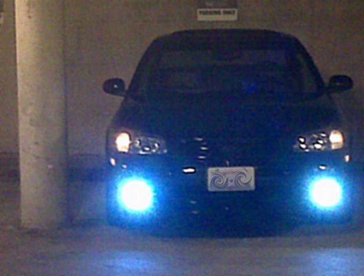 HID fog front view
