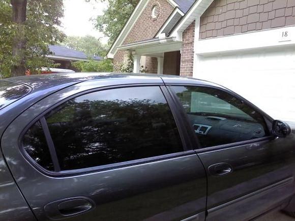 black out window trim