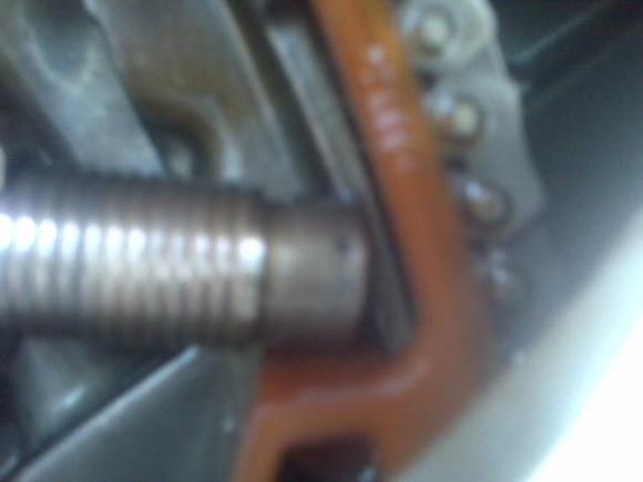 so you can see the problem of the timing belt making noise up close