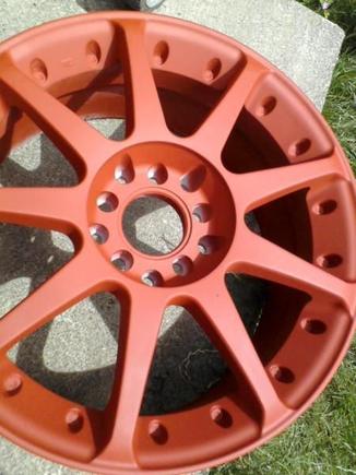wet sanded the crap outta these wheels. Primer'd and ready for paint!
